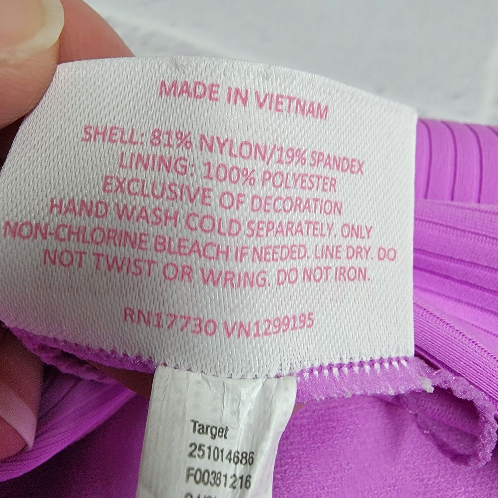 Stoney Clover Lane x Target High-Waist Bikini Swim Bottom Purple Size XXS (00) - Picture 5 of 6